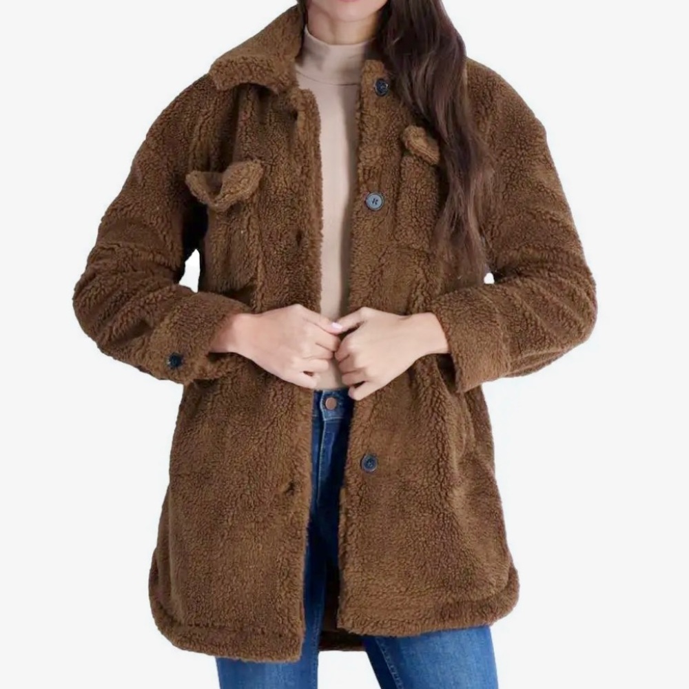 Lucky Brand Teddy Coat - Picture 2 of 10